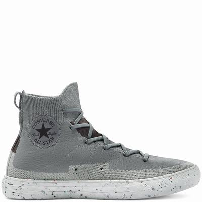 Converse Chuck Taylor All Star Crater Knit - Miesten Saappaat - Harmaat VaaleanVihreä Harmaat